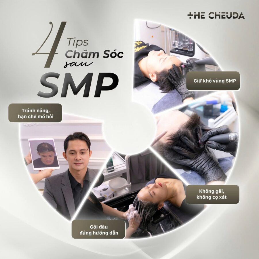 vi chạm sắc tố da đầu SMP