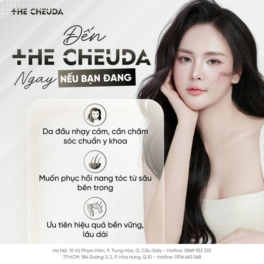 Trải Nghiệm Vi Chạm Sắc Tố Da Đầu SMP Biotin Extra Tại The Cheuda Việt Nam 5 vi chạm sắc tố da đầu SMP